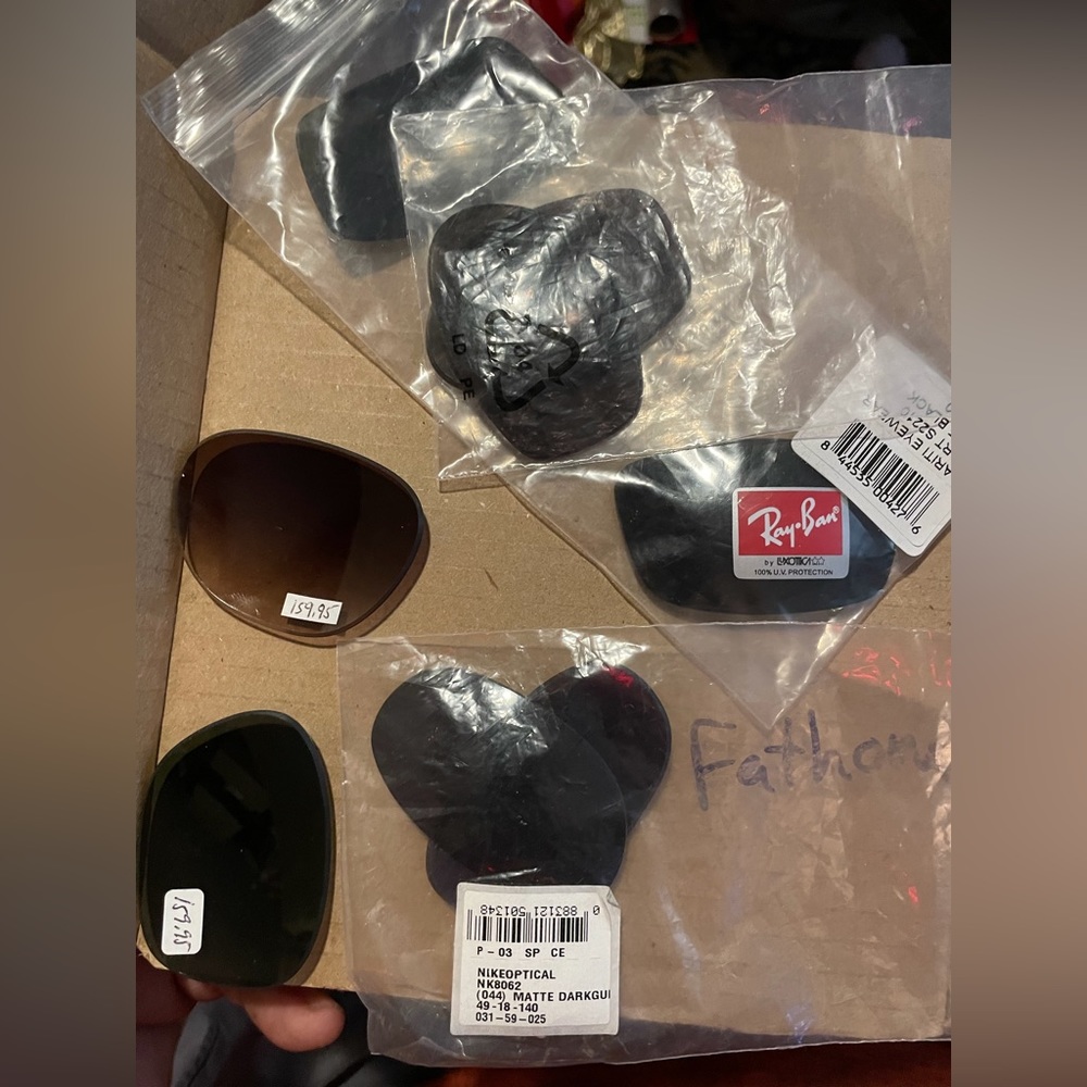 Sunglasses Lens Replacements (Lot 100+ pairs)